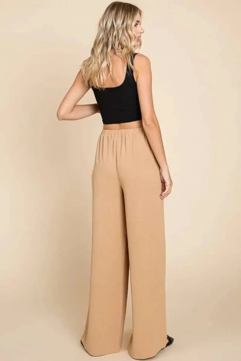 Culture Code Full Size High Waist Wide Leg Cargo Pants - Love Salve